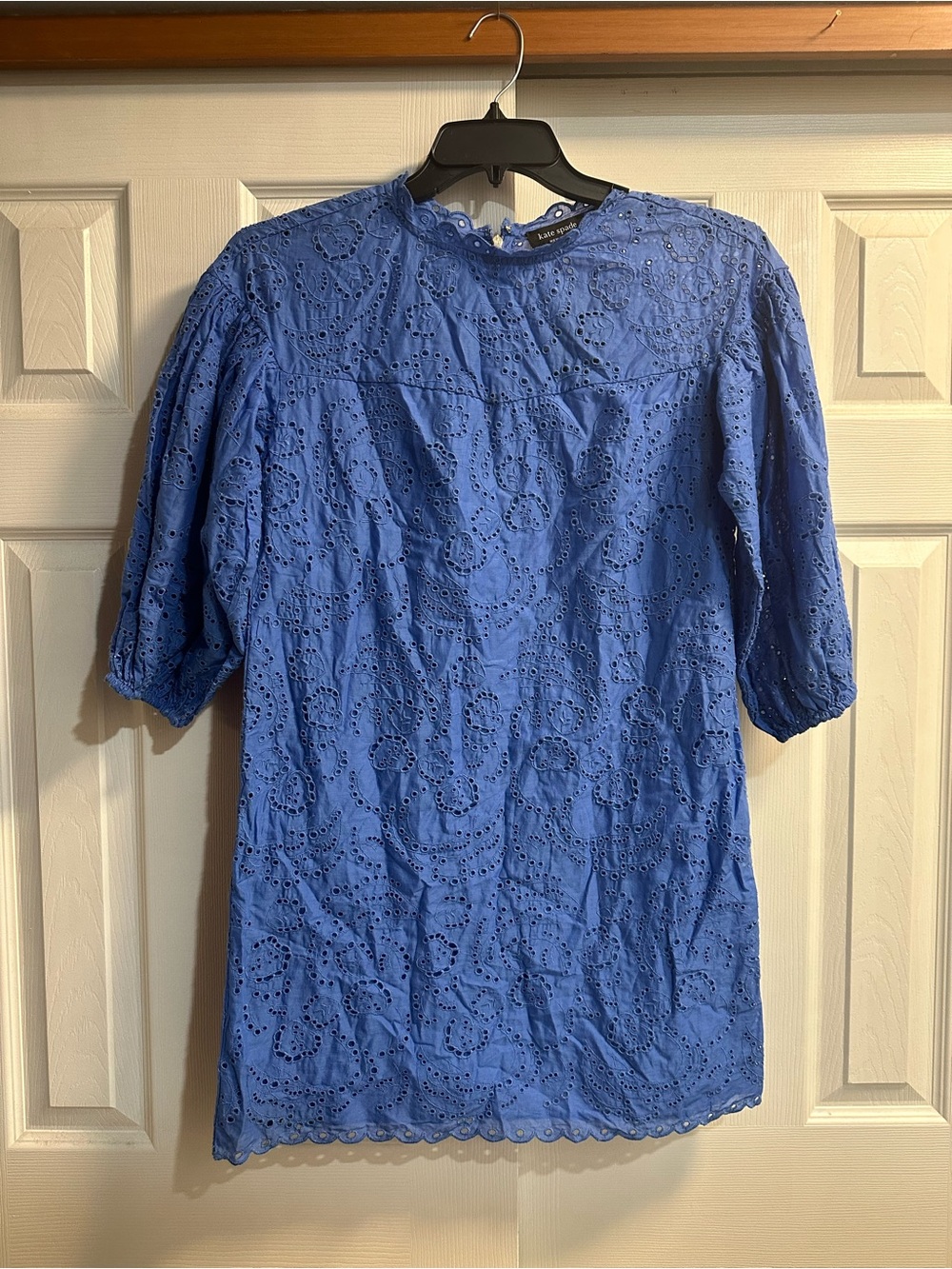 kate spade Periwinkle Blue Eyelet Midi Dress